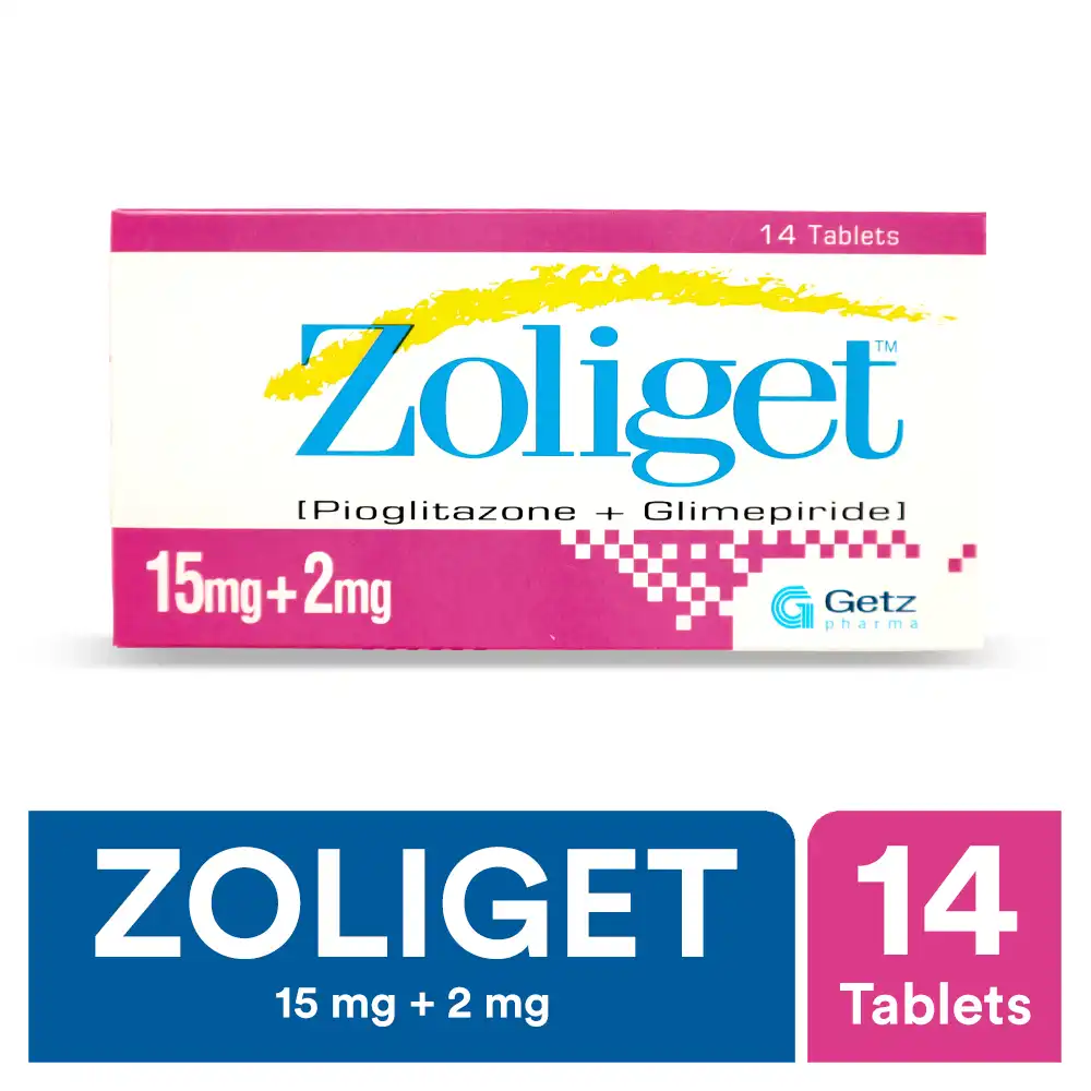 Zoliget Tablets 15/2mg